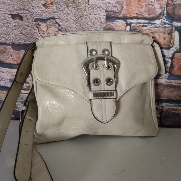 5 For $30 Cream Faux Leather Shoulder Crossbody Bag - Picture 2 of 6